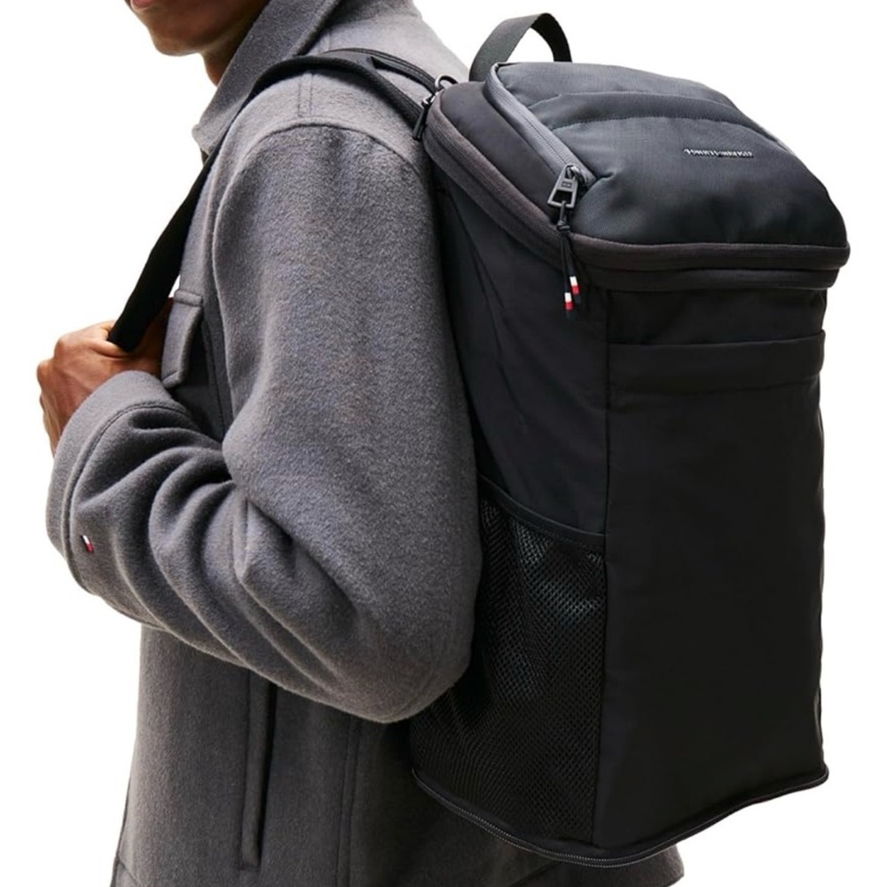 Tommy Hilfiger Black Men's Packable Backpack